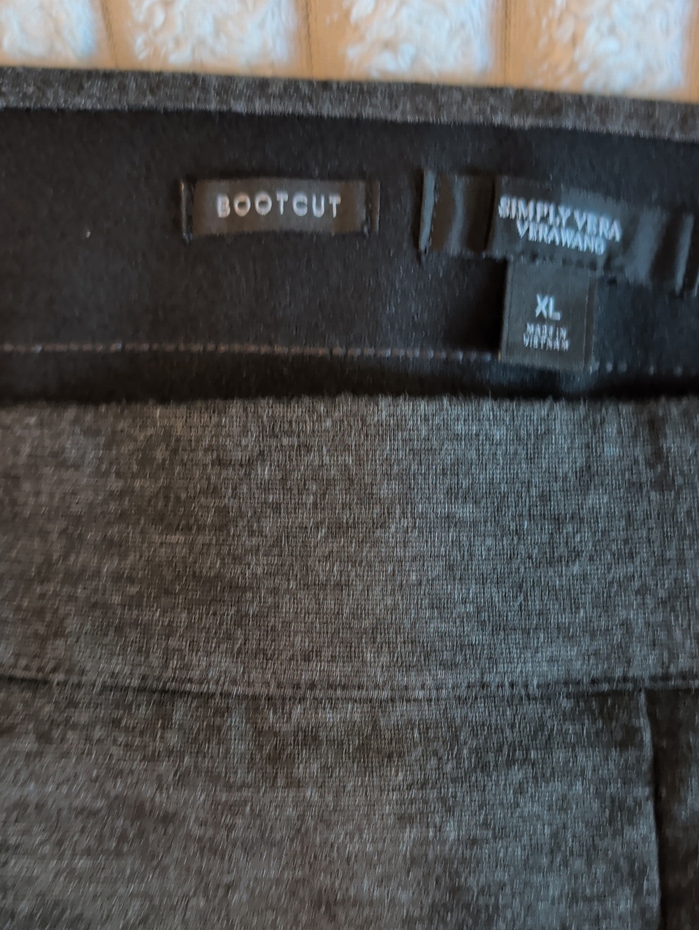 Simply Vera Vera Wang Bootcut Pants - Dark Gray
